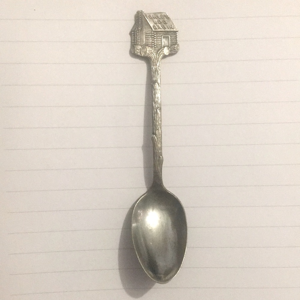 Collectible spoon.  Towle’s Log Cabin